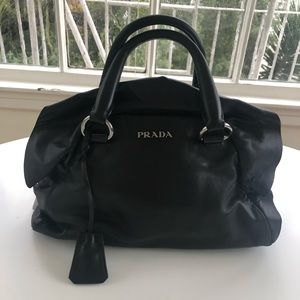 Prada leather satchel
